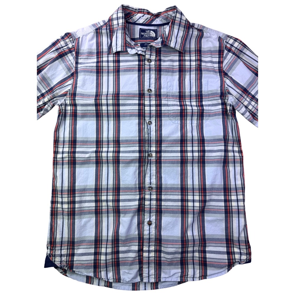 The North Face Mens Plaid Button Down Shirt Long Sleeve Casual Top size Medium - Picture 4 of 9